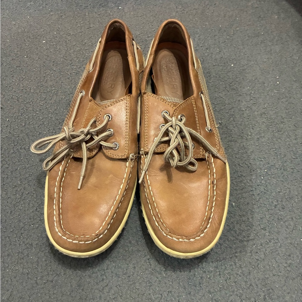 Sperry Tan Leather Dress Shoes
